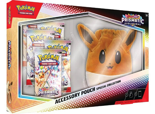 Pokemon Prismatic Evolutions Accessory Pouch Special Collection